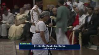 Dr  Ravindra Kolhe \u0026 Dr Smita Kolhe Padam Shri Award 2019