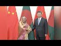 Chinese president meets Bangladeshi PM