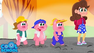 Ms. Booksy Helps the THREE LITTLE PIGS  🐷 FULL STORY 🏘️ Cool School Animated StoryTime for Kids