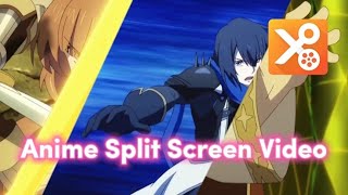 how to make anime split screen video with YouCut Video Editor