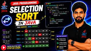 Selection Sorting In Java Explained Step-by-Step | Master Arrays in Java