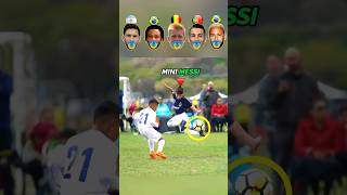Mini Messi VS Ronaldo VS Neymar - Kids Skills Challenge 👶