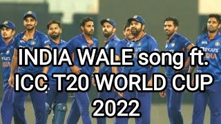 | Cricket song INDIA WALE status Ft. Indian team | ICC World Cup 2022  intro song | @tseries