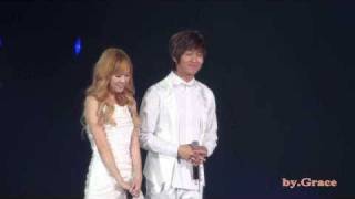 SNSD Concert- Jessica \u0026 Onew (SHINee)- One Year Later @ Shanghai (100417)