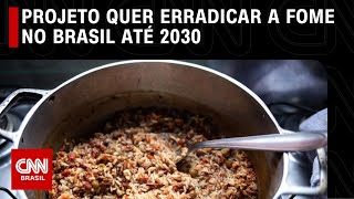 Projeto quer erradicar a fome no Brasil até 2030 | LIVE CNN