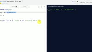 Javascript Challenges - How to Remove Items in an Array using Javascript