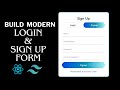 How To Build Login & Sign Up Form Using React JS and Tailwind CSS | React and Tailwind Login Form