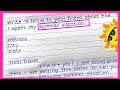 Write a letter to your friend about Summer Vacation| Summer Vacation letter to Your Friend|