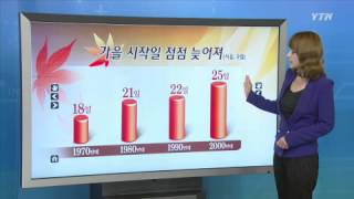 올해 실제 가을은 두달...사계절 중 가장 짧아 / YTN