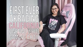 Choosing the perfect gaming chair ft. AKRacing California Pink and White Unboxing and Assembling