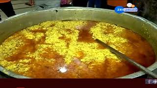 Ahmedabad: Prasad of Khichdi being prepared for devotees during 145th Rathyatra of Lord Jagannath