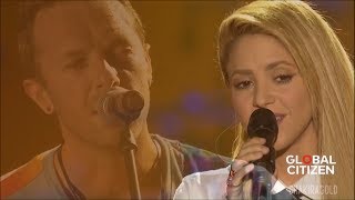 Coldplay - Yellow (Feat. Shakira) (Live Global Citizen Festival Hamburg 2017)