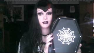 Dysfunctional doll spider web coffin purse review