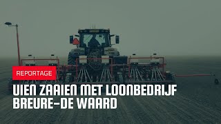 Uien zaaien met loonbedrijf Breure-de Waard