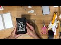 手帳型スマホケース製作の様子がザックリ見れる動画 how i sew a flip wallet smartphone case