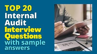 Internal Audit Interview Questions and Answers for 2024