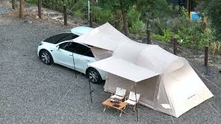 Experience Luxury Camping with the Custom-Fit Model Y Tent from MKCAMP