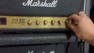 Marshall の PREAMP VOLUME(GAIN) のハイパスのお話。どのような差がでるか実演。