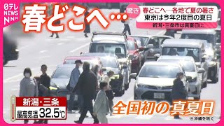 【きょうの１日】各地で夏の暑さ  4月なのに熱中症対策も…  あなたが「え？もう？と思ったこと」は？