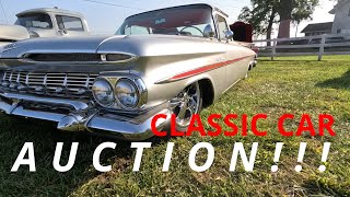 CLASSIC CAR AUCTION! What will our cars bring?