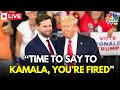 Trump LIVE: Trump Rally Crowd Holds 'You're Fired' Signs as JD Vance Speaks at Atlanta Rally | N18G