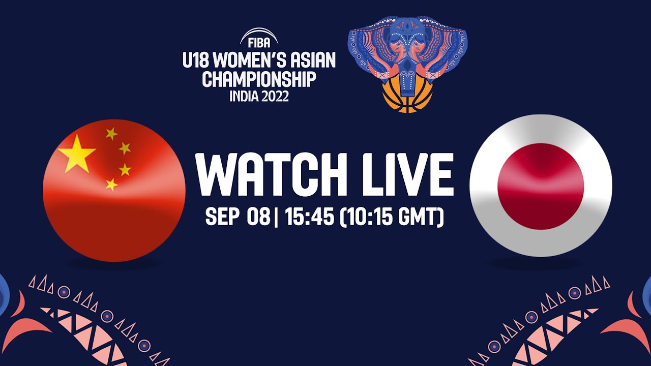 China V Japan | Full Basketball Game | FIBA U18 Women's Asian ...