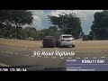 8dec2024  #SMJ1109K mitubishi attrage going straight on a turn left lane  hit #SNR5296U audi q5