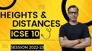 Height & Distance One Shot | ICSE Class 10 | Trigonometry | @sirtarunrupani