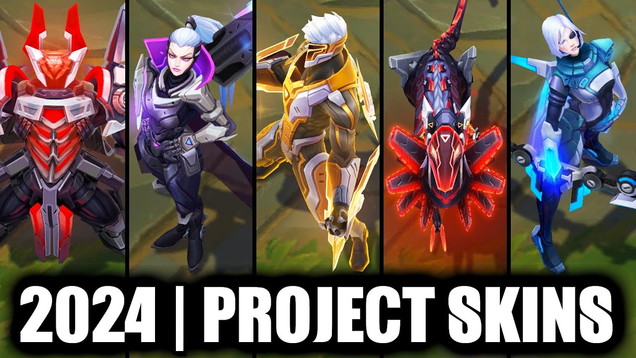 All Project Skins Spotlight 2024 League Of Legends Youtube
