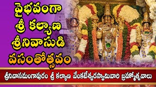 వైభవంగా శ్రీ క‌ల్యాణ శ్రీనివాసుడి వసంతోత్సవం