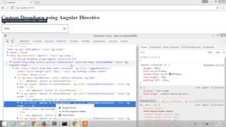 Custom Select/dropdown using Angular directive part 2