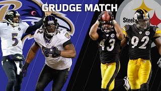 Troy Polamalu Sends Pittsburgh to the Super Bowl | Ravens vs. Steelers | Grudge Match | NFL NOW