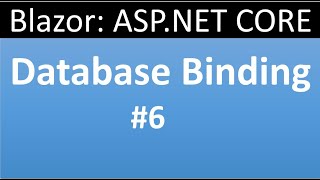 ASP.NET CORE Blazor Tutorial for beginners 6 - Data Binding