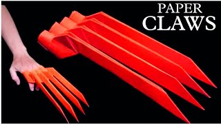 HOW TO MAKE PAPER CLAWS AT HOME || #creatingforindia || #PAPER || #PAPERNAILS