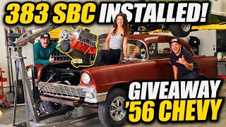 Built NOT Bought 1956 Chevy – Installing the 383 SBC & 4-Speed