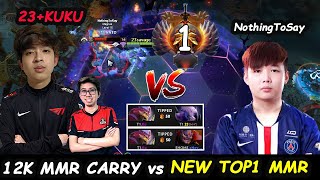 T1 23savage - Faceless Void Feat KuKu OFFLANE vs Top1 MMR PSG.LGD.NothingToSay Dota 2 Full Gameplay