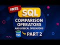 SQL Operators Explained | Comparison & Logical Operators