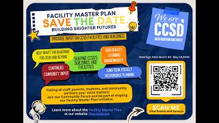 CCSD Facility Master Plan - Provide input on CCSD Facilities & Buildings