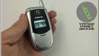 Samsung SGH-E300 mobile phone menu browse, ringtones, games, wallpapers