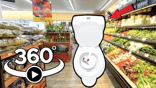 VR 360° | Skibidi Toilet Otamatone 360° Supermarket Finding Challenge but it's 360° VR  Video