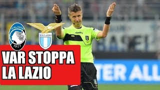 VAR ANNULLA GOL AD ACERBI ANTICALCIO A BERGAMO - ATALANTA-LAZIO 1-0