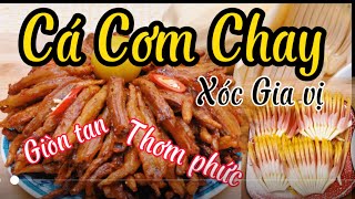Cách làm HOA CHUỐI CHIÊN GIÒN XÓC GIA VỊ | có thể gọi CÁ CƠM chay chiên giòn | ATHG