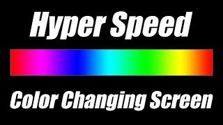 Hyper Speed Color Changing - Disco Party Led Lights [10 Hours - Flashing]