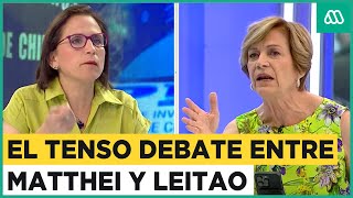 El tenso debate entre Matthei y Leitao: Alcaldesas discutieron por la delincuencia y las cárceles