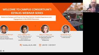 EdTalk on Return to Campus and Prep for the New Normal: Student Experience and Engagement