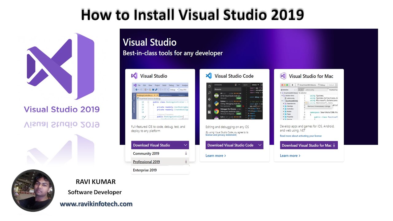 Instalar visual studio 2019