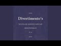 Divertimento in D Major, K. 136: III. Presto