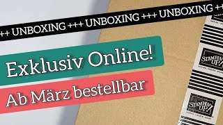 Neue Exklusiv Online | Auspackvideo Unboxing | Neues im März von Stampin' Up!