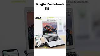 Gizga-Essentials Adjustable Laptop Stand | 8-Adjustable-Angle Notebook Riser, Non-Slip