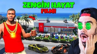 FRANKLIN TRILYONER OLDU EVI GARAJI SUPER ARABA DOLDU - GTA 5 MODS